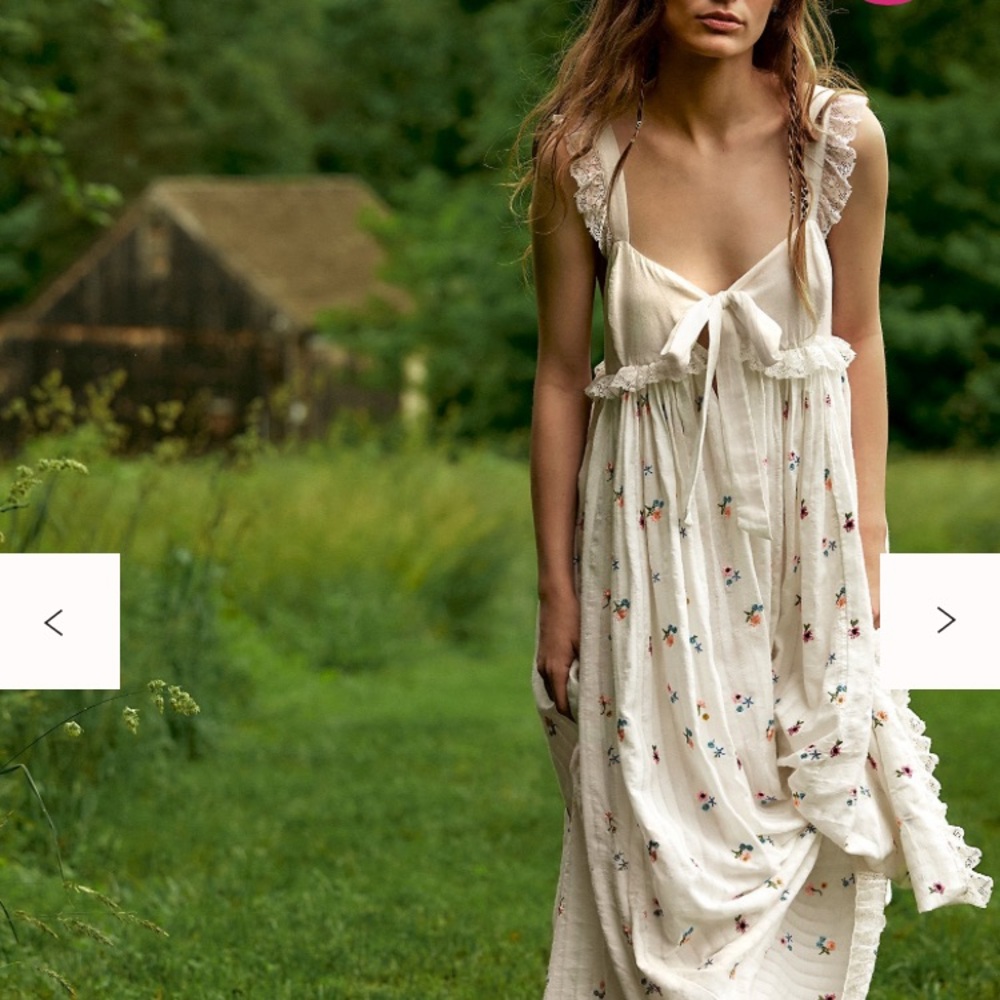 Free People Starlight Babydoll Maxi